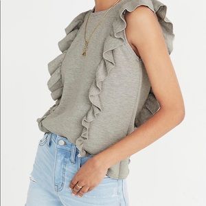 Madewell Ruffled Sweater Tank